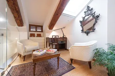 Area soggiorno di San Polo Charming House