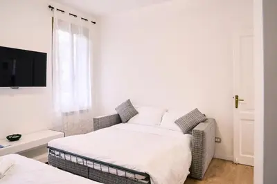 Letto o letti in una camera di Dimora Castelli Free Parking