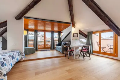 Letto o letti in una camera di Loft Blenner