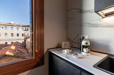 Set per la preparazione di tè e caffè presso The David Residence - Venice Luxury Apartment
