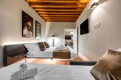 Letto o letti in una camera di The David Residence - Venice Luxury Apartment