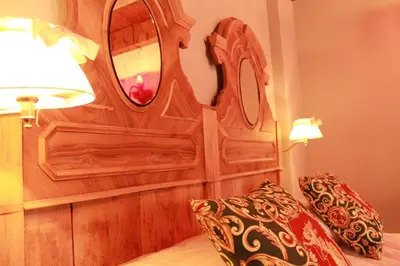 Area soggiorno di Rosso Charm B&B
