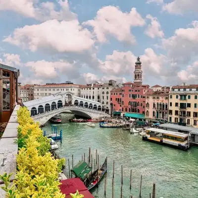 Rialto Terrace on the Grand Canal
