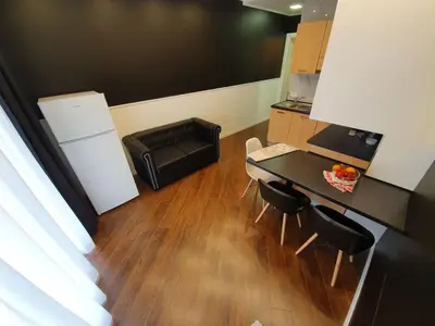 Area soggiorno di Apartment Moderne Ferienwohnung mit Balkon by Interhome