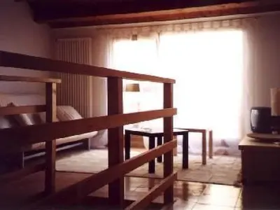 Letto o letti in una camera di Apartment Zweijährige Terrassenwohnung by Interhome
