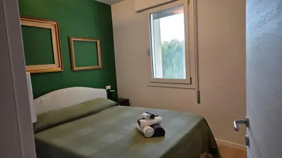Letto o letti in una camera di Pop e tranquillità a 15 minuti di tram dal centro - Pedro