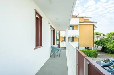 Balcone o terrazza di A&G Elettra flat a pochi passi dal mare e Venezia