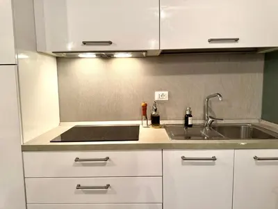 Cucina o angolo cottura di Ruhiges Apartment mit privatem Eingang