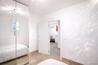 Letto o letti in una camera di Villa Patrizia