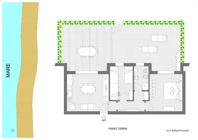 Planimetria di Villa Elsa