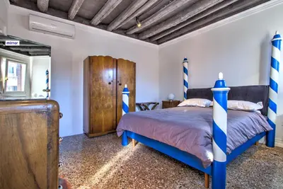 Letto o letti in una camera di Biennale Pano-View