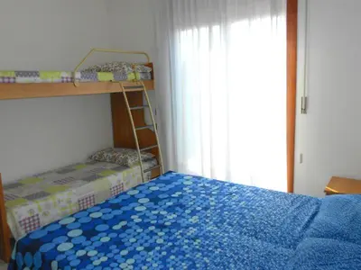 Letto o letti in una camera di Villa Cortina
