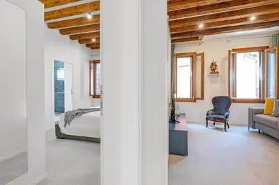 Letto o letti in una camera di Ca Eugenio San Lorenzo