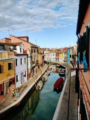 Vista sul fiume nelle vicinanze dell'appartamento