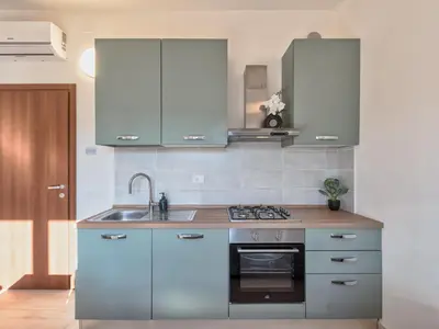 Cucina o angolo cottura di Binario Uno, A Due Passi dalla Stazione