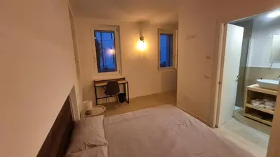 Letto o letti in una camera di Deuaitaus