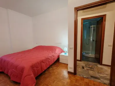 Letto o letti in una camera di Sergio's house 15th Venice free parking