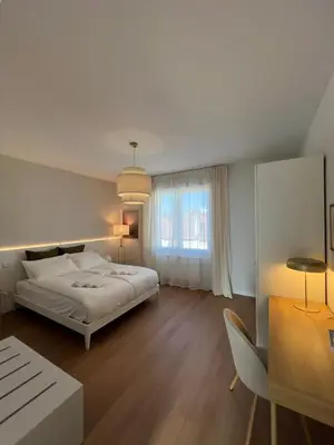 Letto o letti in una camera di VNA VeNeziA