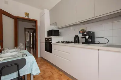 Cucina o angolo cottura di Bright with 2 Terraces and PS5, Near the Center