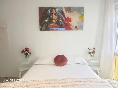 Letto o letti in una camera di Om House Venezia