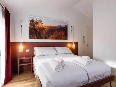 Letto o letti in una camera di Lambo Cellini - Bed & Breakfast