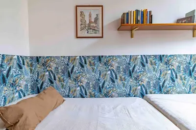 Letto o letti in una camera di Domus Ternita