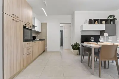 Cucina o angolo cottura di Villa Laila IRIS SUITE APARTMENTS