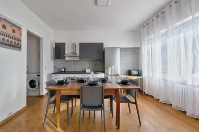 Cucina o angolo cottura di Venice-Mestre Beautiful Apartment