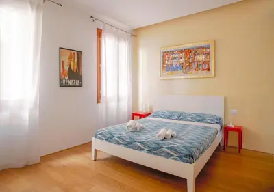 Letto o letti in una camera di Ca' Venissa