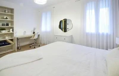 Letto o letti in una camera di Lovely Home In Villa, Teolo With Sauna