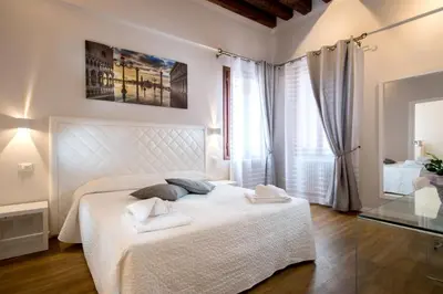 Letto o letti in una camera di Corte Nova