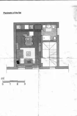 Planimetria di Apartment Zweijahreswohnung by Interhome