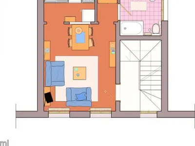 Planimetria di Apartment Zweijahreswohnung by Interhome