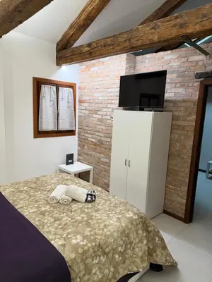 TV o dispositivi per l'intrattenimento presso Venice Milky Way Apartment