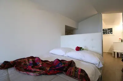 Letto o letti in una camera di Villa Dolce Bosco with Pool, Valdobbiadene