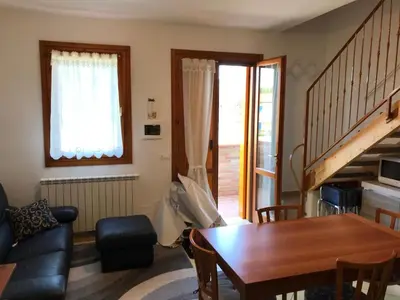 Area soggiorno di Residence Solmare Quadrilocale