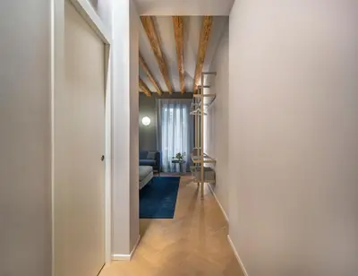 Area soggiorno di Palazzo Sarti Apartments R&R