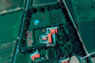 Vista aerea di Agriturismo Villa Selvatico