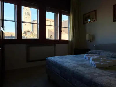 Letto o letti in una camera di Alloggi Venca'