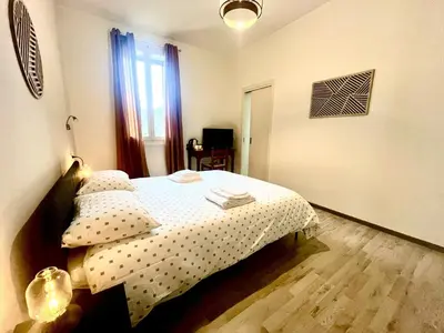 Letto o letti in una camera di La Casa dei Lumi