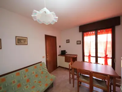 Area soggiorno di Beautiful Family Apartment near Sea