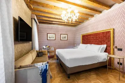 Letto o letti in una camera di Casa San Lorenzo