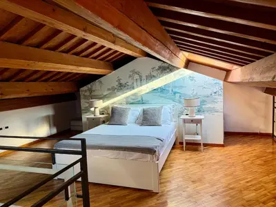 Letto o letti in una camera di Il Mosaico, 3BR,2BA in the Heart of Vicenza