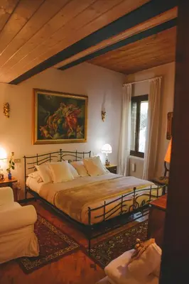 Letto o letti in una camera di Appartamenti Ponte Vecchio