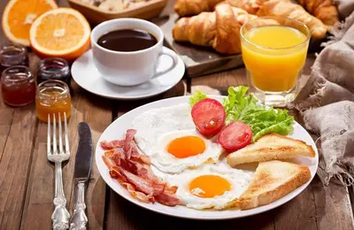 Cibo presso il bed & breakfast o nelle vicinanze