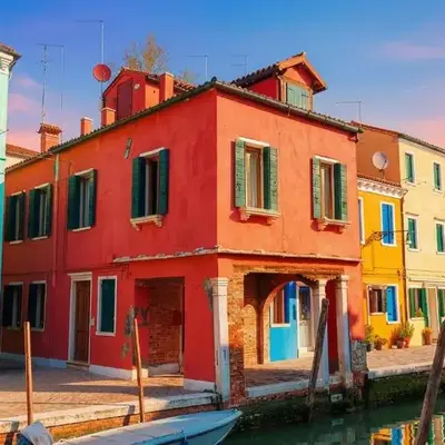 Burano vista canale meravigliosa