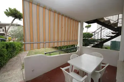 Balcone o terrazza di Inviting flat for four guests in Rosolina Mare