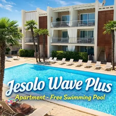 Jesolo Lido Apartment with Pool Balcony & Beach Nearby