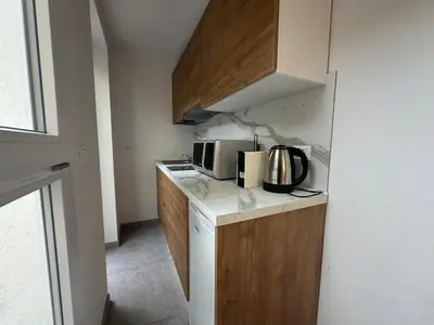 Cucina o angolo cottura di Welc-ōM Ponte di Brenta Free Parking