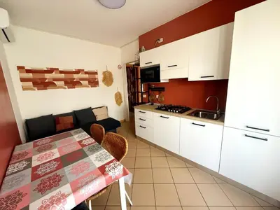 Cucina o angolo cottura di Ideal apartment stay with amenities